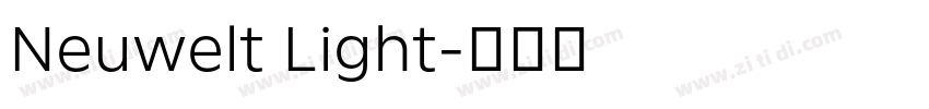 Neuwelt Light字体转换